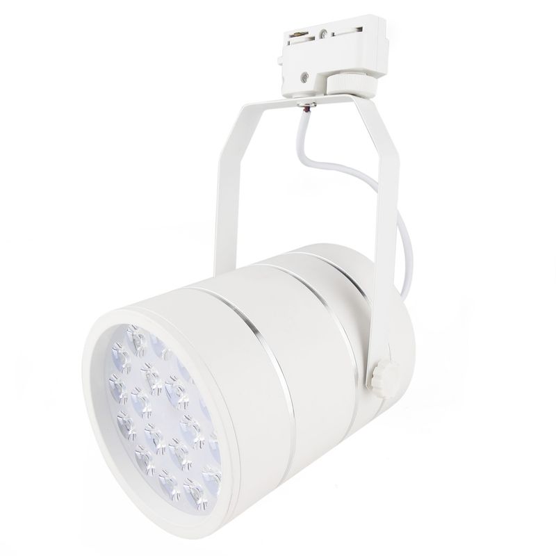 Foco LED de raíl 18W blanco frío día 120x155 mm blanco - NF09800 - 01