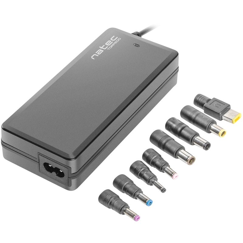 Cargador universal 90W para portátiles Natec Torpedo UNI-90 NZU-0991 - NT42200 - 01
