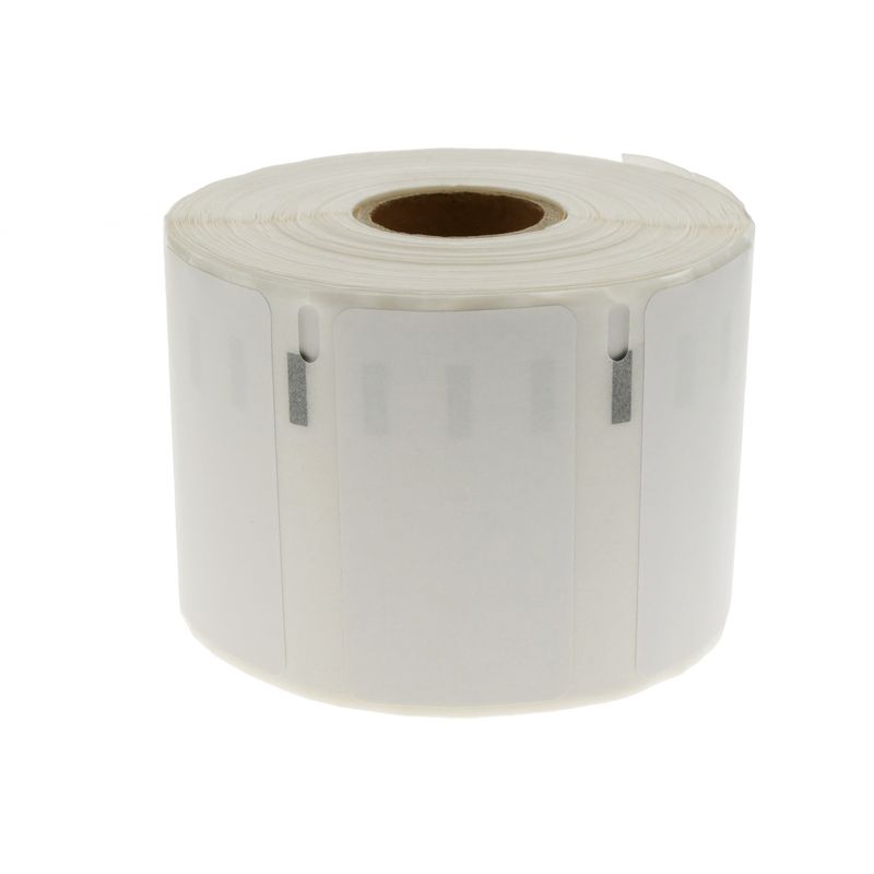 Rollo bobina de 1000 etiquetas adhesivas compatibles con Dymo S0722540 y 11354 57x32mm - BM09600 - 01