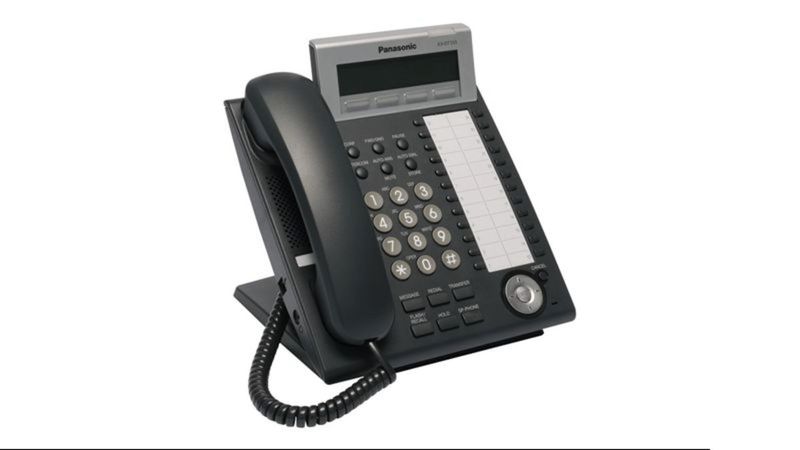 Teléfono fijo digital Panasonic KX-DT333SP-B Refurbished A - TLF 0333 - 01