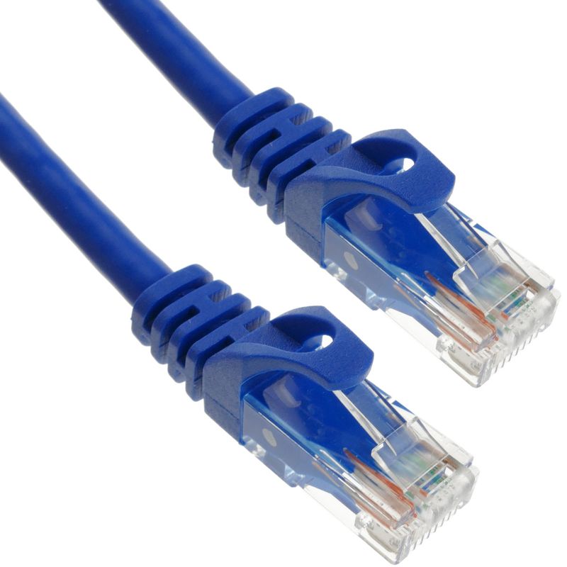 Cable de red ethernet Cat. 6a UTP de 0,25 m de color azul - LJ01100 - 01