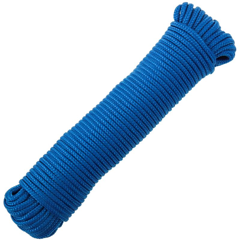 Cuerda trenzada multifilamento PP 10 m x 6 mm azul - CZ12000 - 01