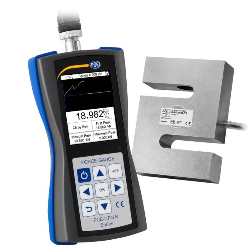 Dinamómetro PCE-DFG N 20K - PC18600 - 01