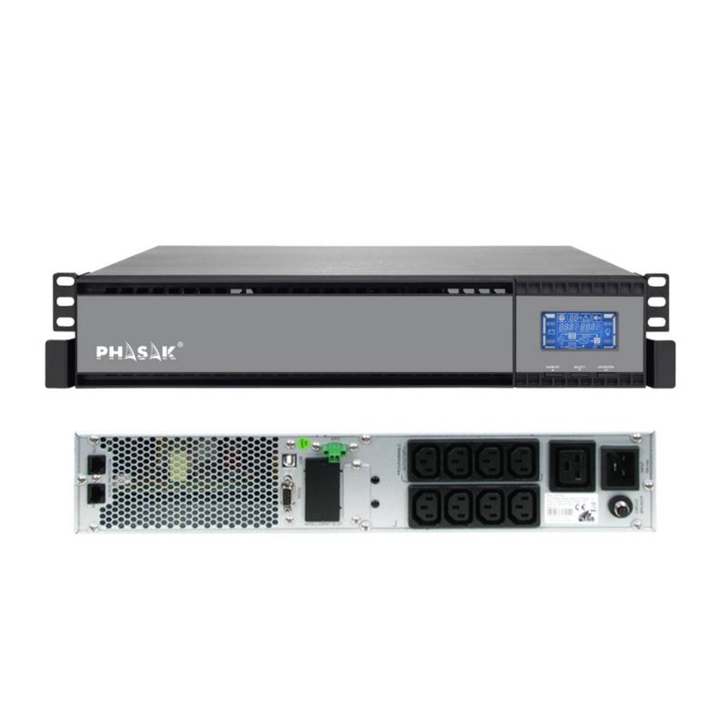 SAI Phasak 3000VA Online Rack LCD - PH 9330 - 01