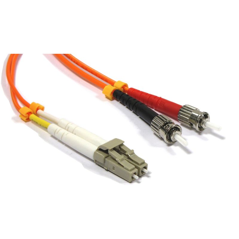 Cable de fibra óptica LC a ST multimodo duplex 50/125 de 10 m - FX07700 - 01