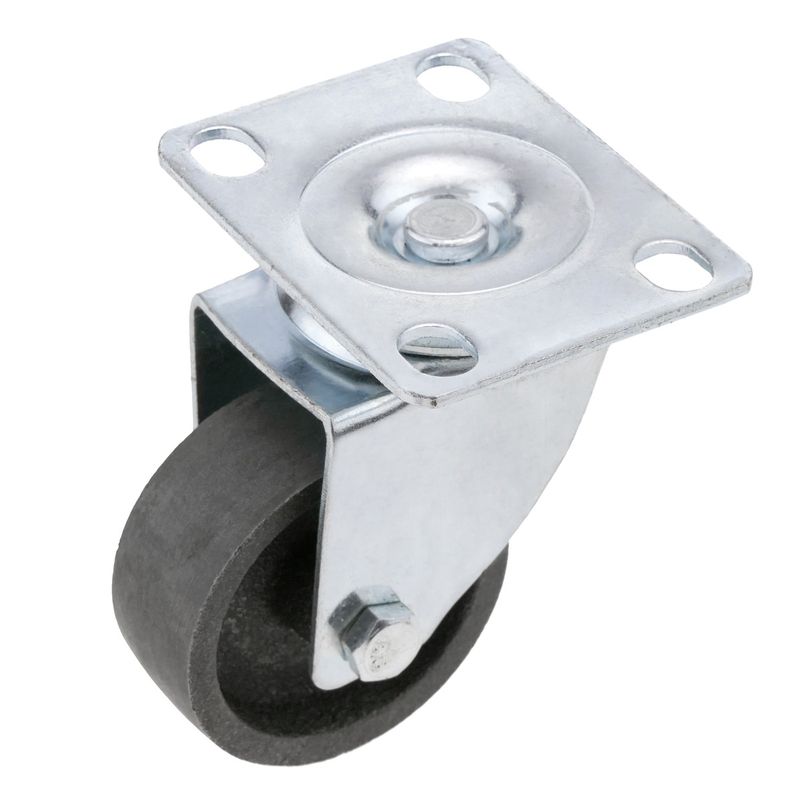 Rueda pivotante industrial de metal sin freno 50 mm - QR01000 - 01