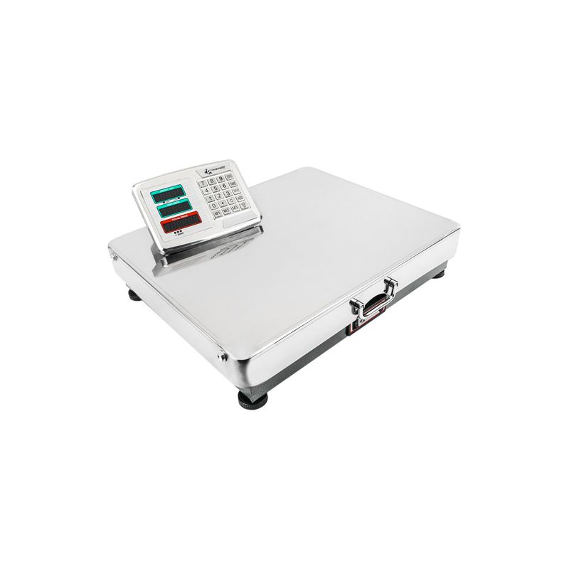 Báscula portátil de acero inoxidable 600 Kg de 62x52 cm - BV02300 - 01