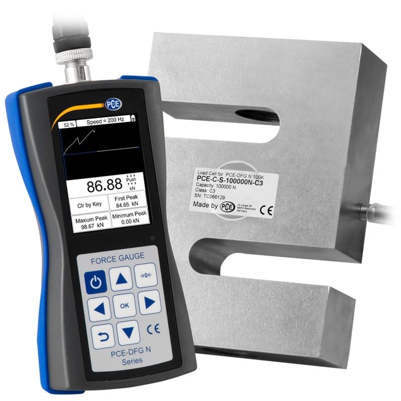 Dinamómetro PCE-DFG N 100K - PC18000 - 01