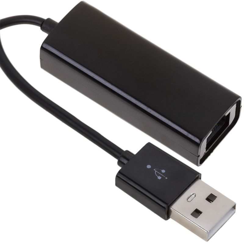 Adaptador USB 2.0 a Ethernet 10/100 Mbps - RJ45 - RA01100 - 01