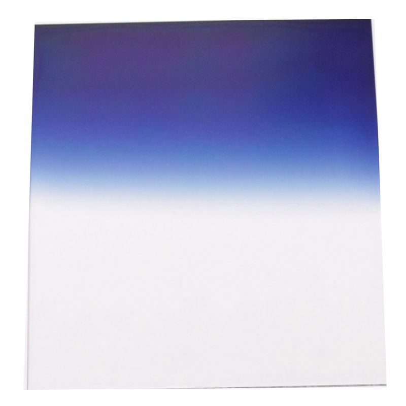 Filtro de fotografía cuadrado para portafiltros cokin 84x95mm azul-gradual - JM05400 - 01