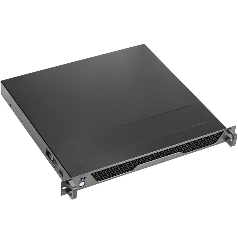 Caja rack 19" IPC ATX, MiniATX o microATX 1U 2 x 3.5" o 4 x 2.5" fondo 400mm - CK00000 - 01