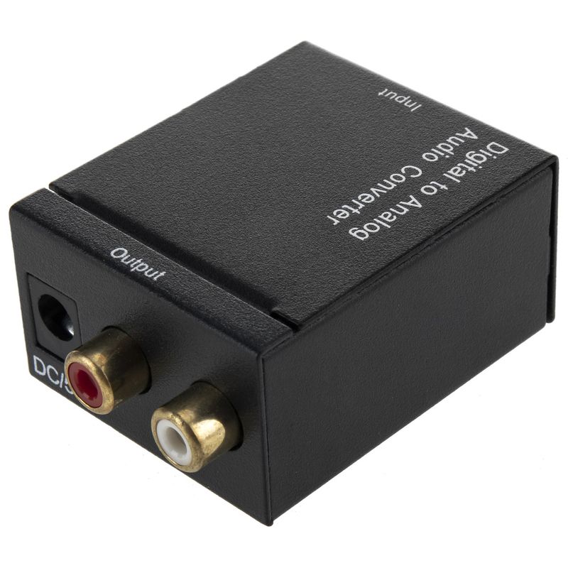 Conversor de audio digital a analógico toslink coaxial RCA - VD04700 - 01