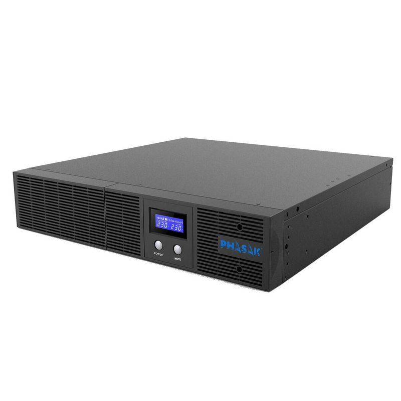 SAI Phasak PROTEKT Rack 1260VA Interactive Pure Sinewave - PH 7512 - 01