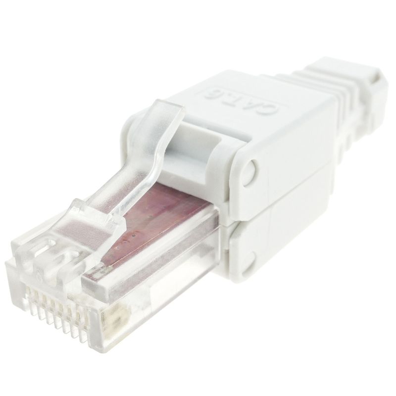 Conector UTP Cat.6 RJ45 macho con crimpado automático - RH01000 - 01