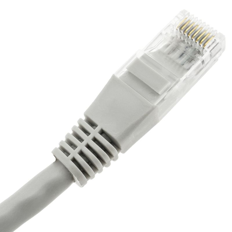 Cable de red ethernet Cat. 6 UTP de 50 m de color gris - RJ08100 - 01