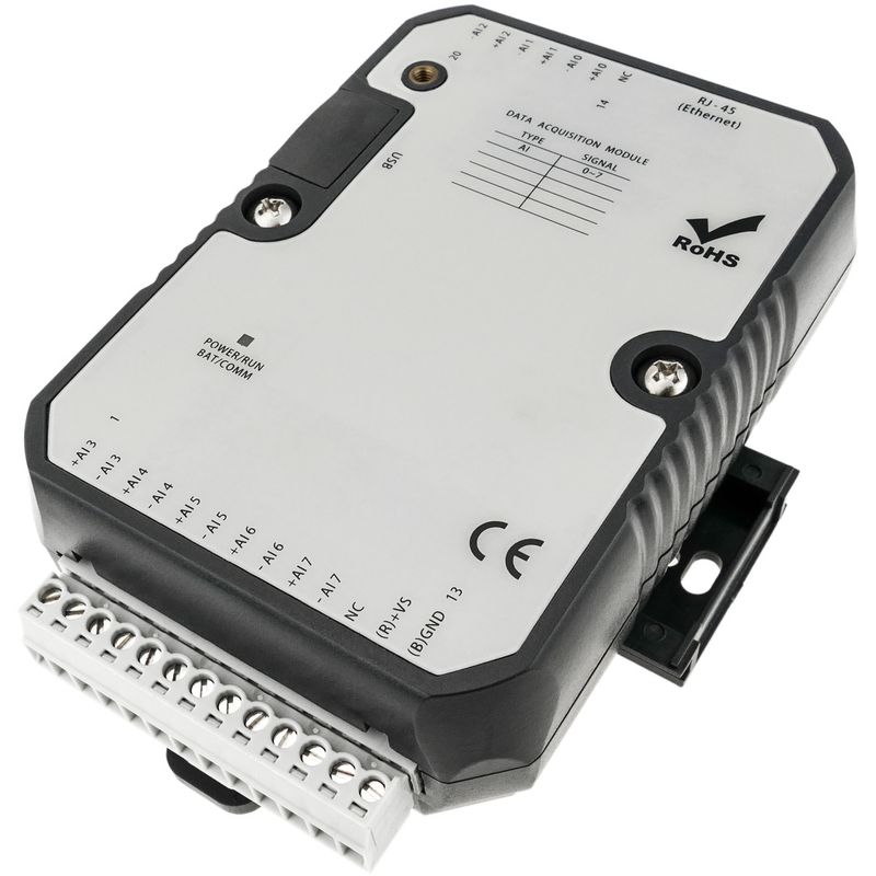 Módulo Modbus I/O Ethernet 8 entradas analógicas - TJ06200 - 01