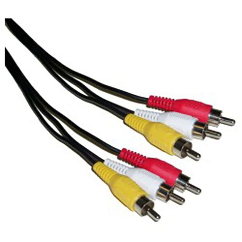 Cable Audio+Video Stereo 2m (3xRCA-M/M) - VB01100 - 01