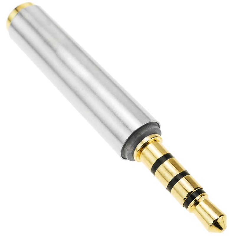 Adaptador de audio CTIA-OMTP OMTP-CTIA minijack 3.5mm 4pin - AY04500 - 01