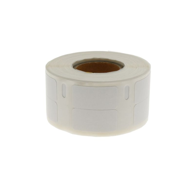 Rollo bobina de 1000 etiquetas adhesivas compatibles con Dymo S0722530 y 11353 24x12mm - BM09500 - 01