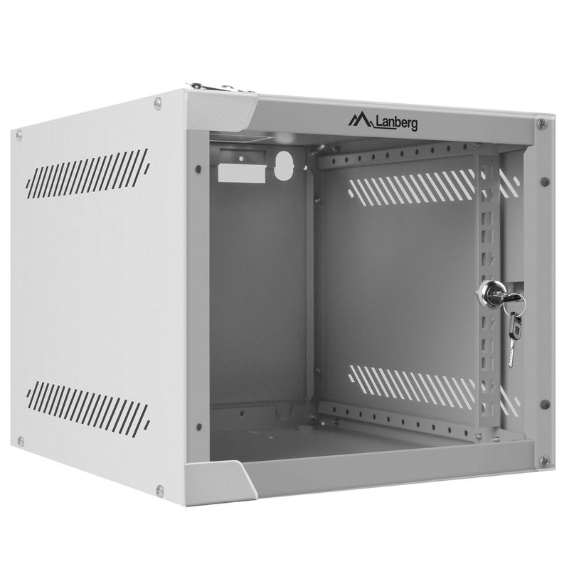 Armario Rack mural 10" 4U F310 280x310x247mm pared desmontado DIY blanco Lanberg - TR18600 - 01