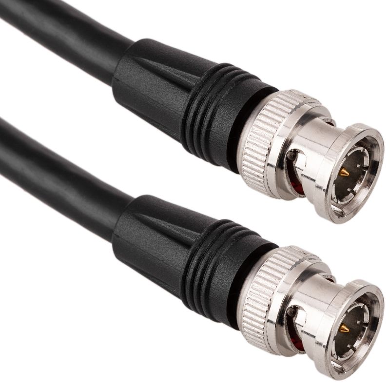 Cable coaxial BNC 12G HD SDI macho a macho de alta calidad 5m - BN07600 - 01