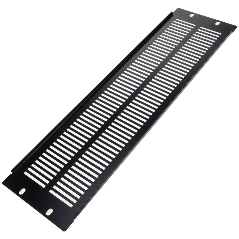 Panel de rejilla de 3U para armario rack 19" Tapa de ventilación negra - RM02800 - 01