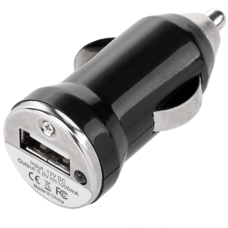 Cargador de mechero para coche. Fuente de alimentación 12/24 VDC con 1 puerto USB tipo A 1A - AU02100 - 01