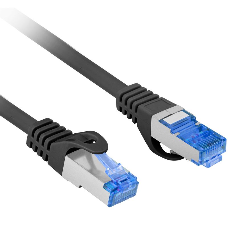 Cable de red ethernet Cat. 6a FTP LSZH de 15 m de color negro PCF6A-10CC-1500-BK - LJ24800 - 01