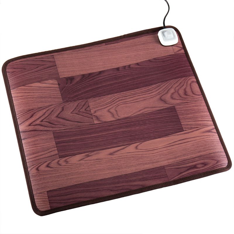 Alfombra térmica con calefacción para suelo y pies de 55 x 49 cm 100W color roble - HP01400 - 01