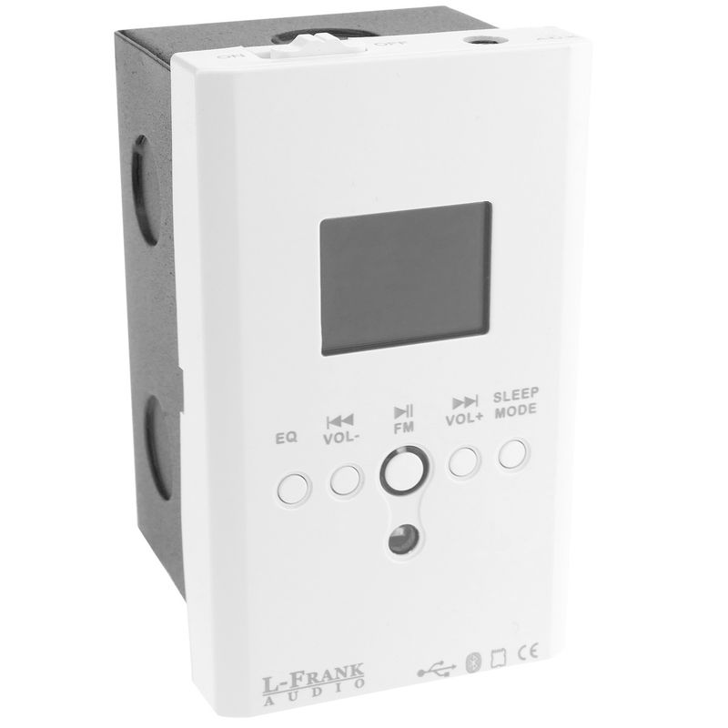 Amplificador de audio empotrable 15W reproductor MP3 y wav Bluetooth SD USB Radio FM - KN09000 - 01