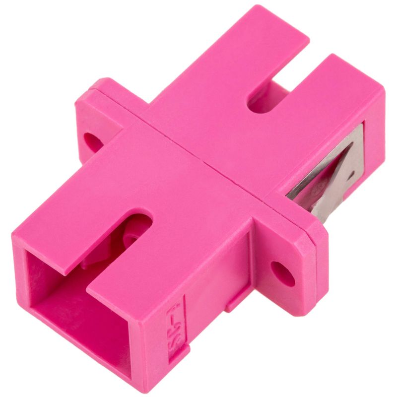 Acoplador de fibra óptica SC a SC multimodo OM4 simplex - AF06400 - 01