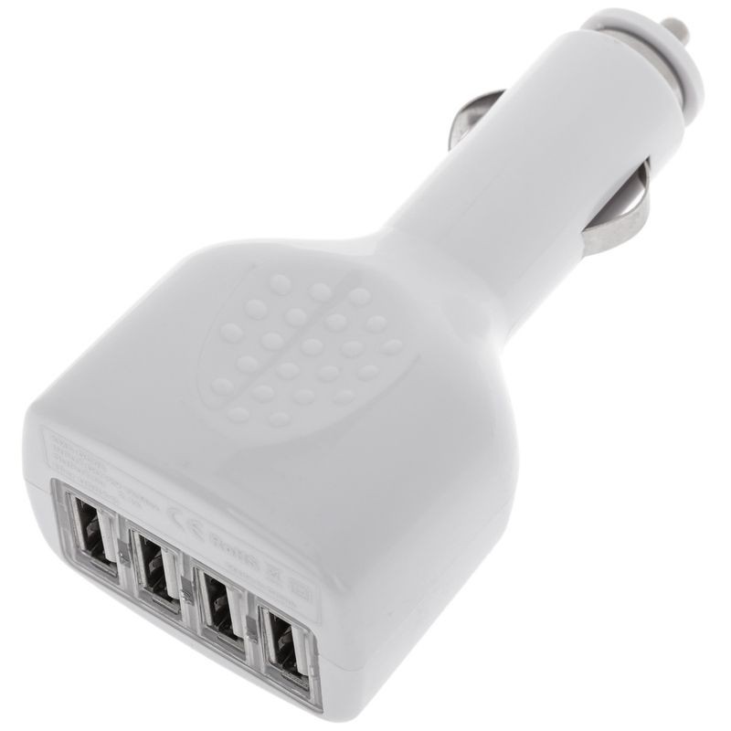Cargador de mechero para coche. Fuente de alimentación 12 VDC con 4 puertos USB tipo A 2.1A - AU02600 - 01