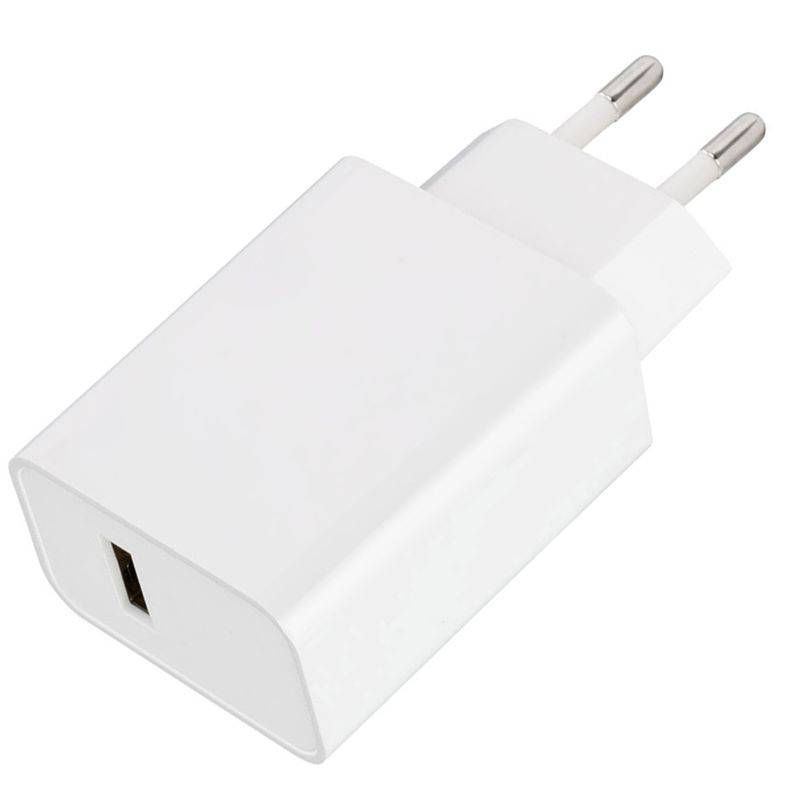 Fuente de alimentación 220VAC a USB tipo A hembra 5VDC 2.1A 10W blanco - AU02700 - 01