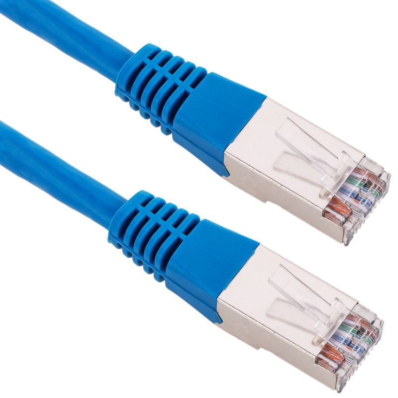 Cable de red ethernet Cat. 6 FTP de 0,5 m de color azul - RU01200 - 01