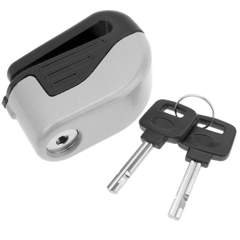 Candado antirrobo con llave de freno de disco para bicicleta y moto 83x60x30mm - BW03500 - 01