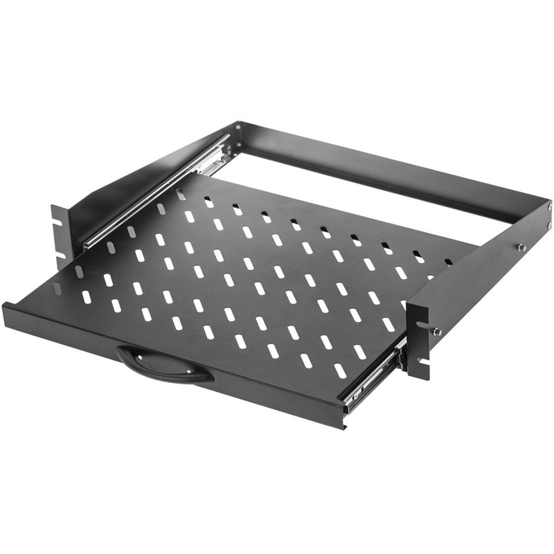 Bandeja telescópica para rack de 2U fondo 350mm con fijación frontal - RZ03300 - 01