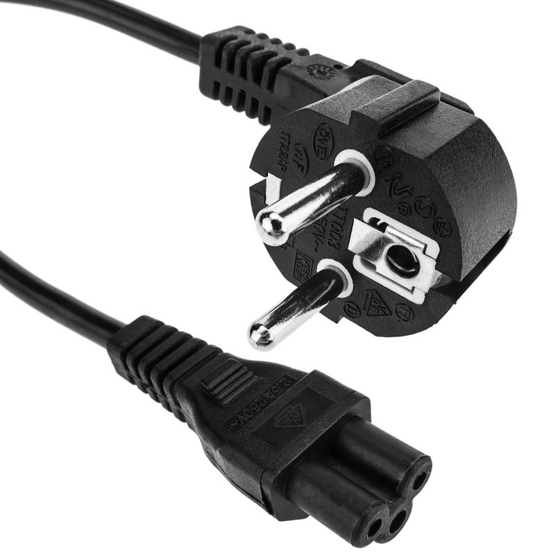 Cable Alimentación IEC-60320 de C5 a Schuko macho 3m - FB09400 - 01