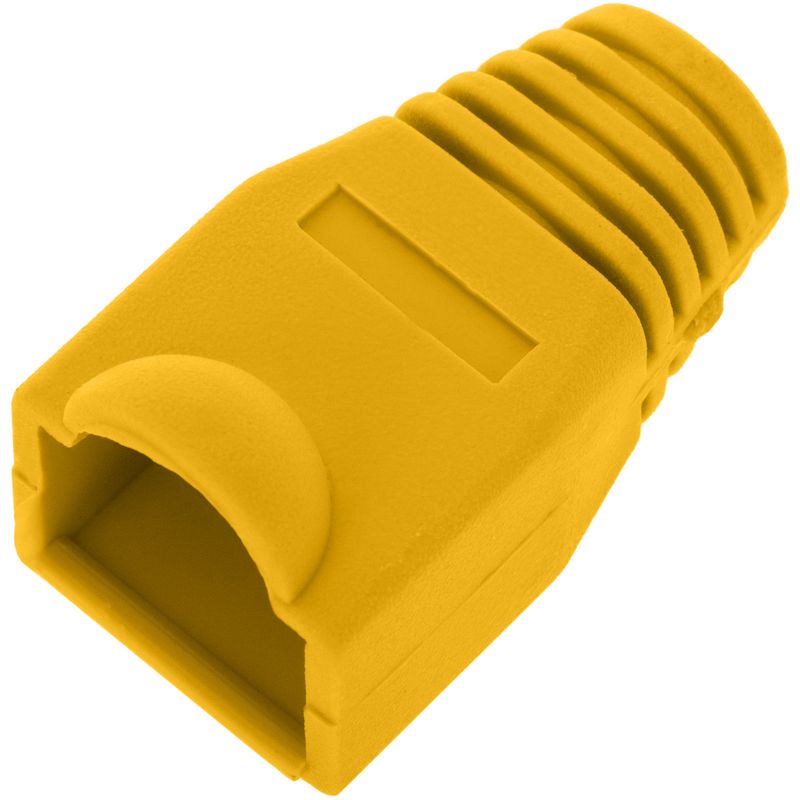 Cubierta de goma para conector RJ45 de color amarillo - RP05400 - 01