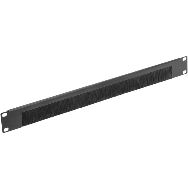 Panel pasacables guíacables para armario rack 19" 1U con cepillo inferior para gestión de cables - RV01100 - 01
