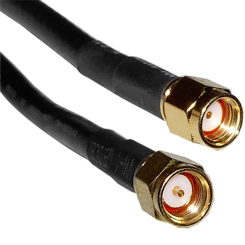 Cable coaxial HDF200 SMA-macho a rSMA-macho 1m - WG05100 - 01