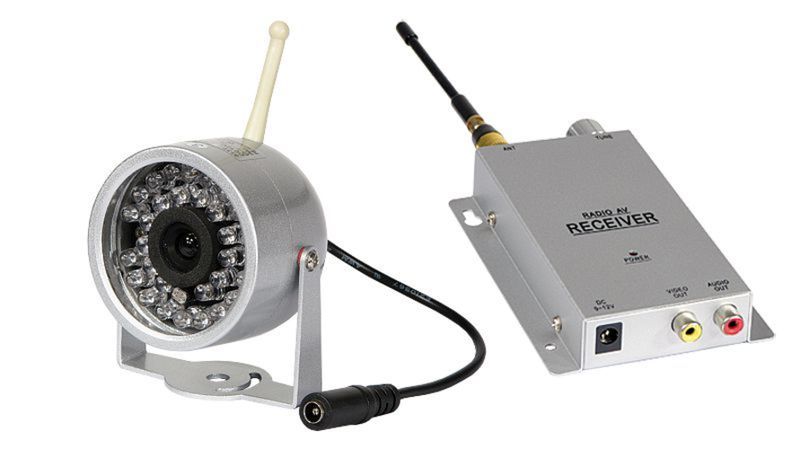 Kit 4 x cámaras externas Wireless 2.4 GHz + receptor - VDV 102 - 01