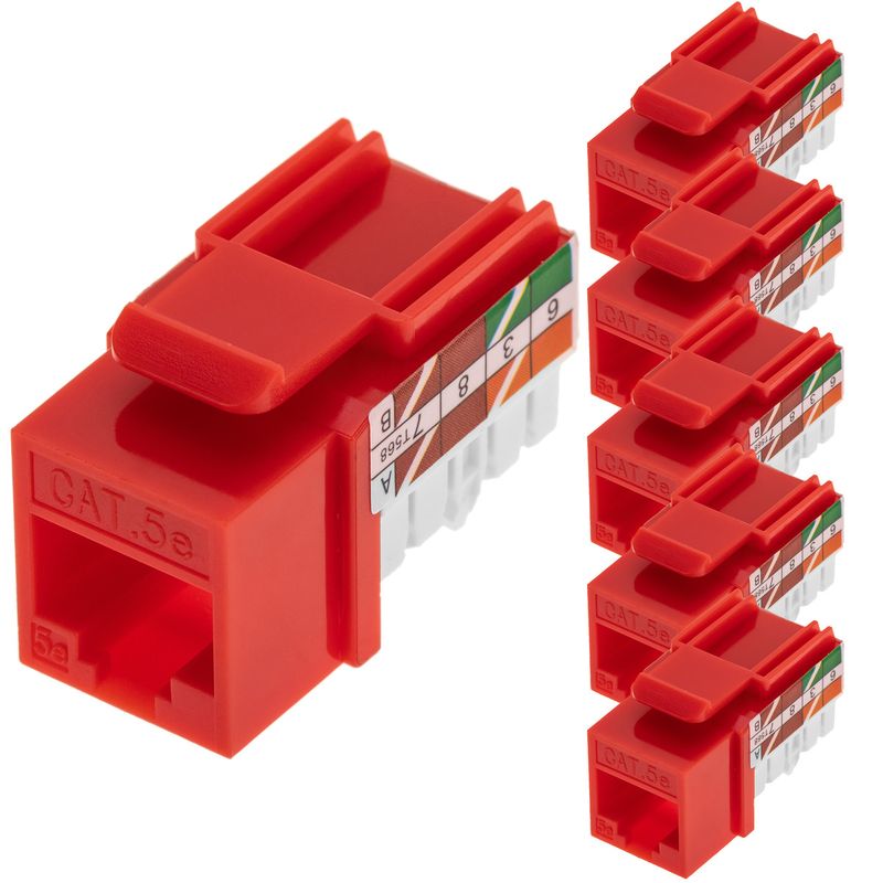 Keystone RJ45 hembra TB110 Cat. 5e UTP pack de 6 unidades - RC10600 - 01