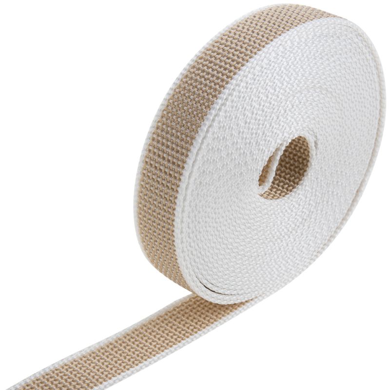 Cinta para persiana de nailon beige y blanco de 22mm x 6m - BS20400 - 01
