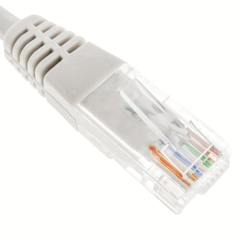 Cable de red ethernet RJ45 LSHF UTP Cat.6 gris 7 m - HF08100 - 01