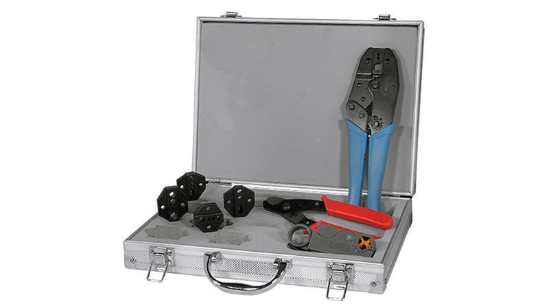 Maletín de herramientas de red coaxial 7 piezas - TL K336 - 01