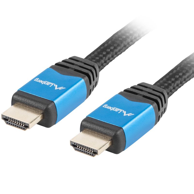 Cable HDMI Lanberg CA-HDMI-20CU-0018-BL HDMI 2.0 macho premium de 1.8m Negro - HI12000 - 01