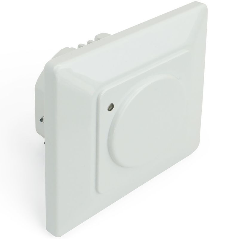 Detector de movimientos empotrado pared 80x80mm con control de tiempo luz y distancia - DO09500 - 01