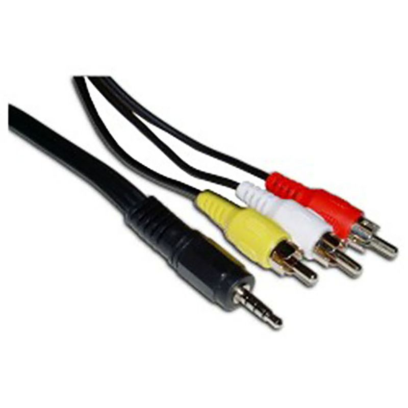 Cable Audio/Vídeo Cámara 2m (3X Minijack-M / 3xRCA-M) - VD09200 - 01