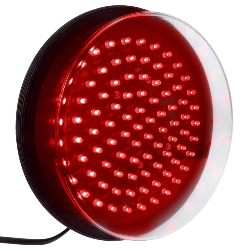 Luz LED para semáforo IP65 200mm de 220VAC rojo - SM04700 - 01