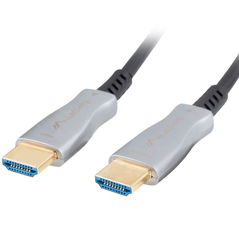 Cable HDMI Lanberg CA-HDMI-20FB-0400-BK HDMI 2.0 optico AOC de 40m negro - HI10100 - 01